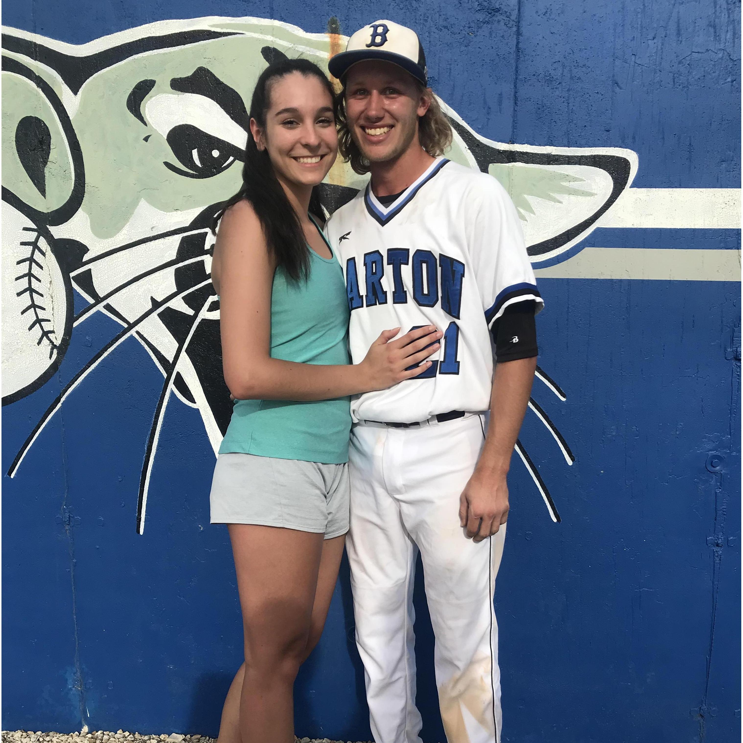 Baseball games were the best. Tanning and cute butts! What else could a girl ask for?