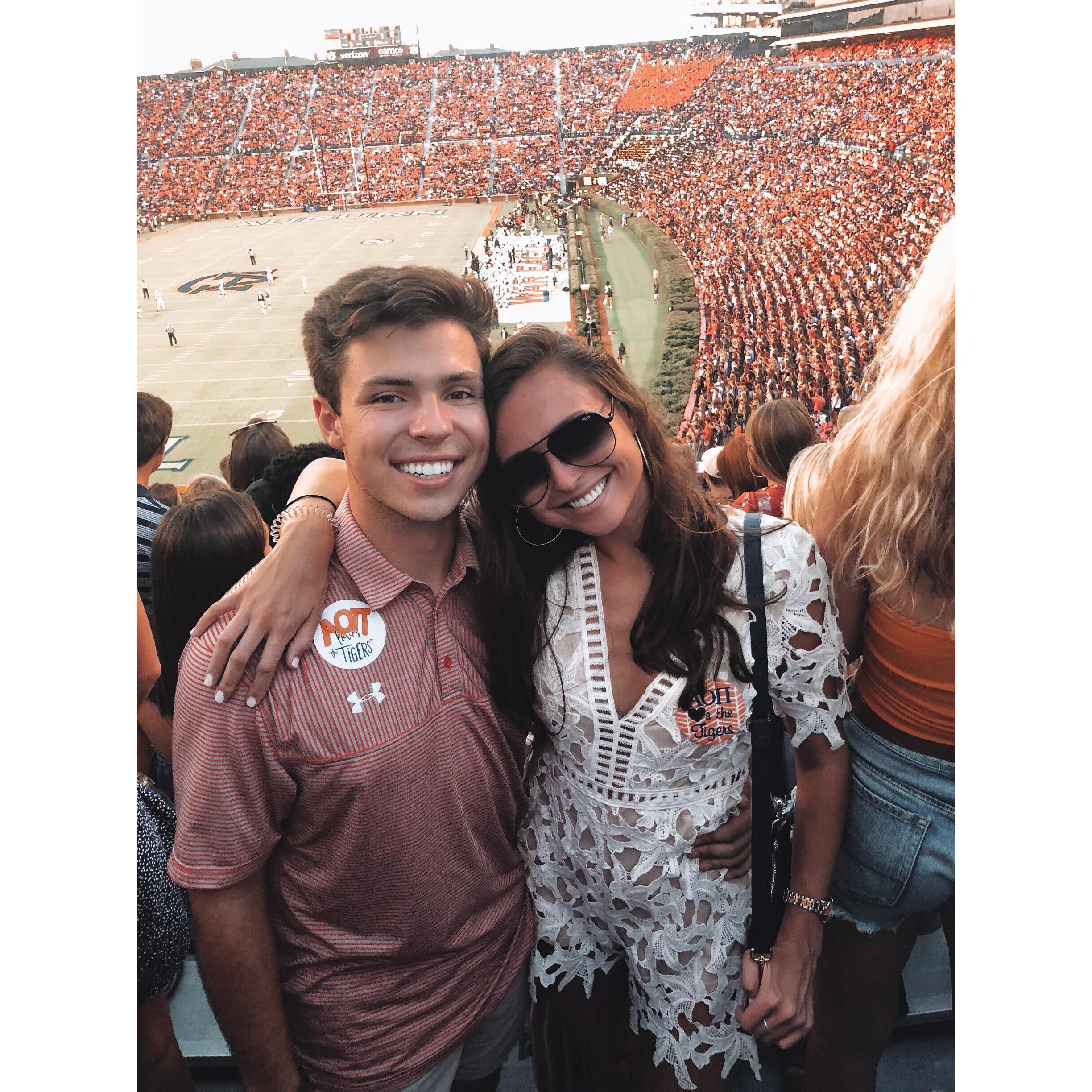 Auburn football game - sophomore year. 2018