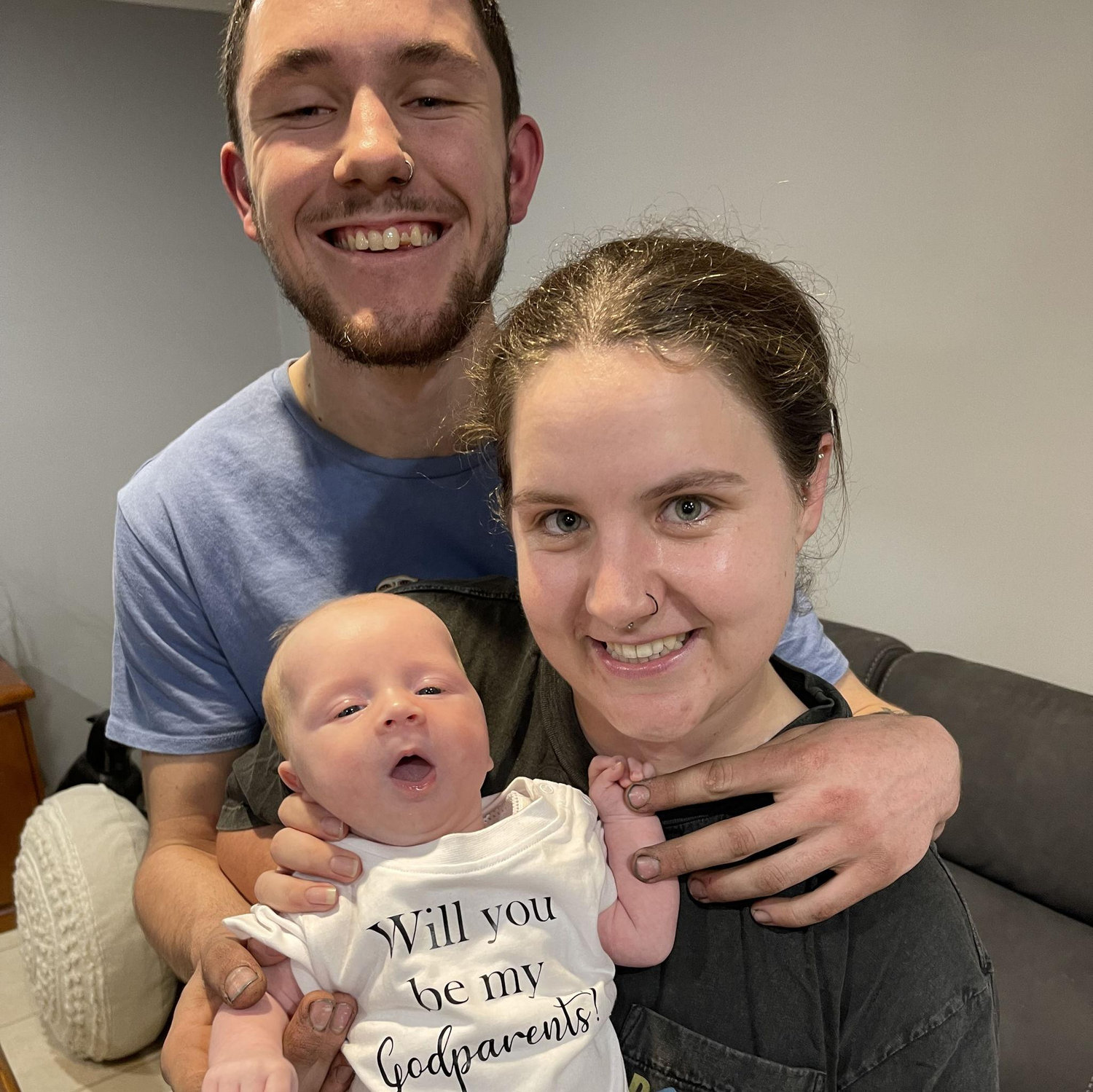 Became GodParents together to Grayson Oct 2024