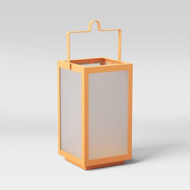 10" Rectangular Pillar Outdoor Lantern Candle Holder - Room Essentials™
