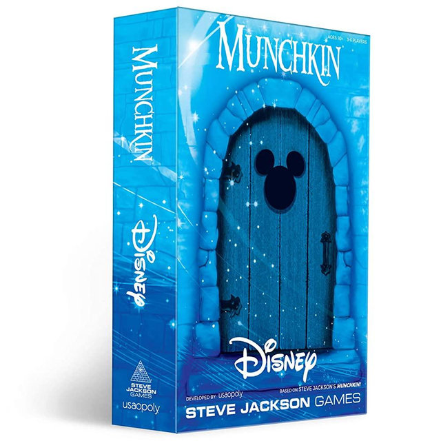 USAOPOLY Munchkin: Disney Card Game/Munchkin Game Featuring Disney Characters and Villains/Officially Licensed Disney Card Game/Tabletop Games & Board Games for Disney Fans