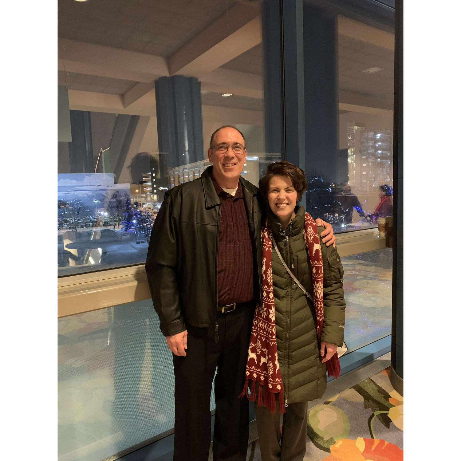 Greg & Adrienne’s first date.  Chicago the Musical, Anchorage AK.