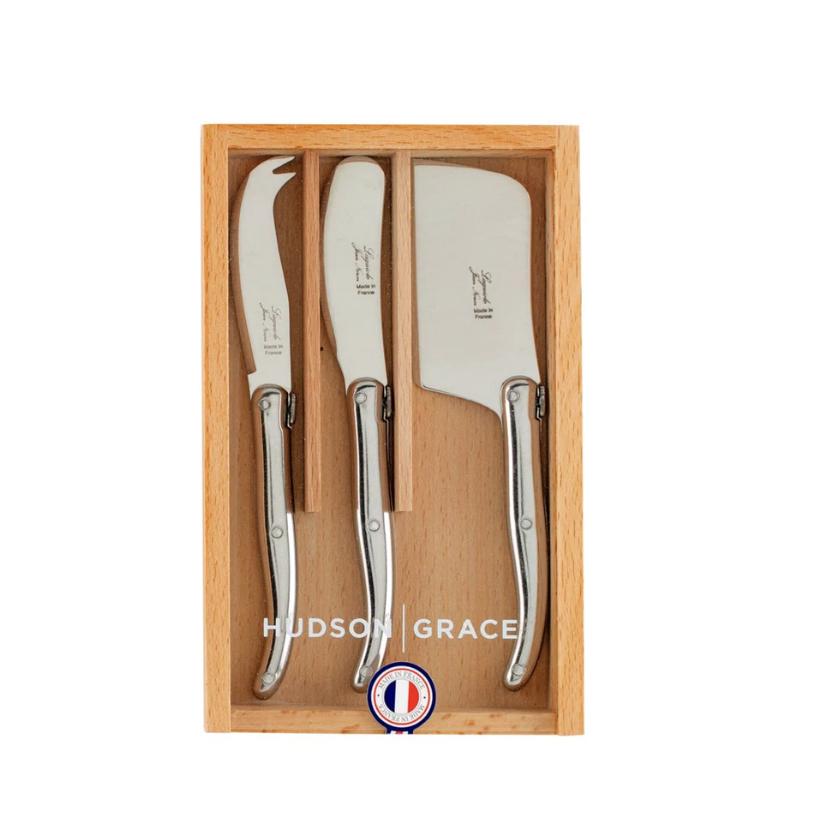 Laguiole Stainless Steel Cheese Set