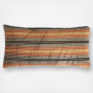 Striped Long Rectangle Polyester Blend Pillow