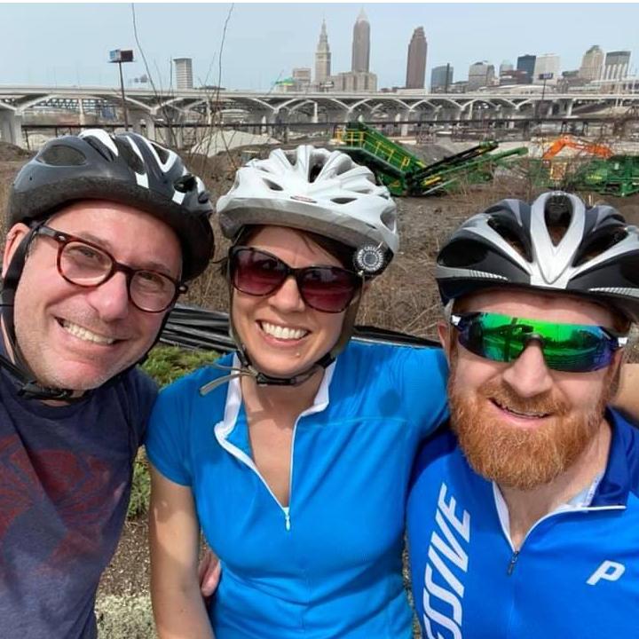 Prior to getting engaged we went on an awesome 20-mile bike ride with our friend Ken!