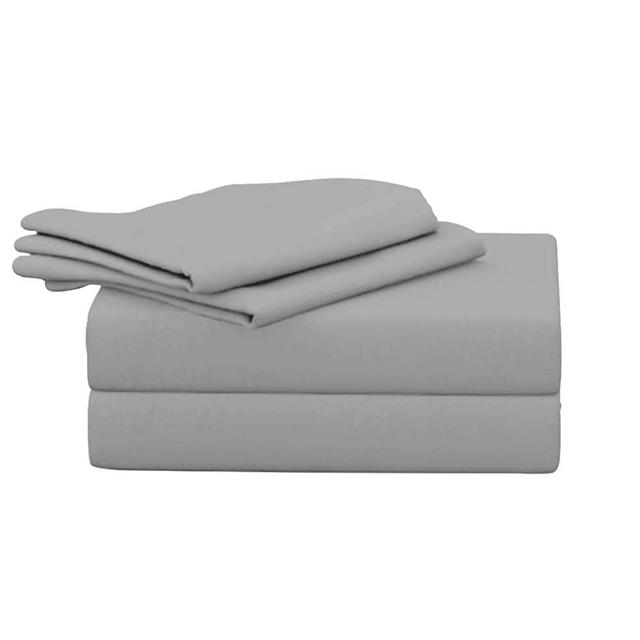 Simply Monk 800 Thread Count 100% Egyptian Cotton, Silver Queen Sheet Set, 4 Piece Sheet Set,15" Deep Pocket, Long Staple 100% Cotton