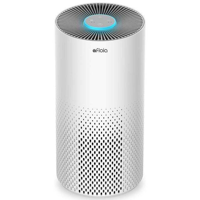 Afloia Air Purifier, True HEPA Filter, Color White