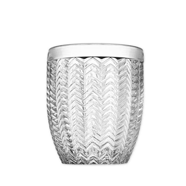 Godinger Chevron Double Old Fashioned Glass