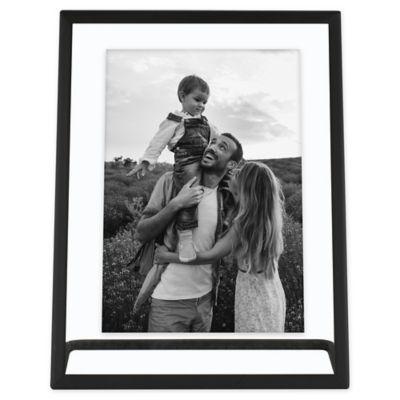 Bee & Willow™ Home 7-Inch x 9-Inch Metal Float Frame with Stand in Black