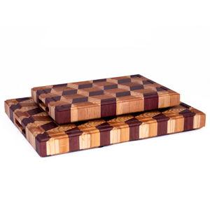 LITURGICAL Combo A: tabla para picar grande x 1 ( 46,5 cm x 35,5 cm x 5,5 cm) + tabla pequeña x 1 (35 cm x 23 cm x 4 cm)