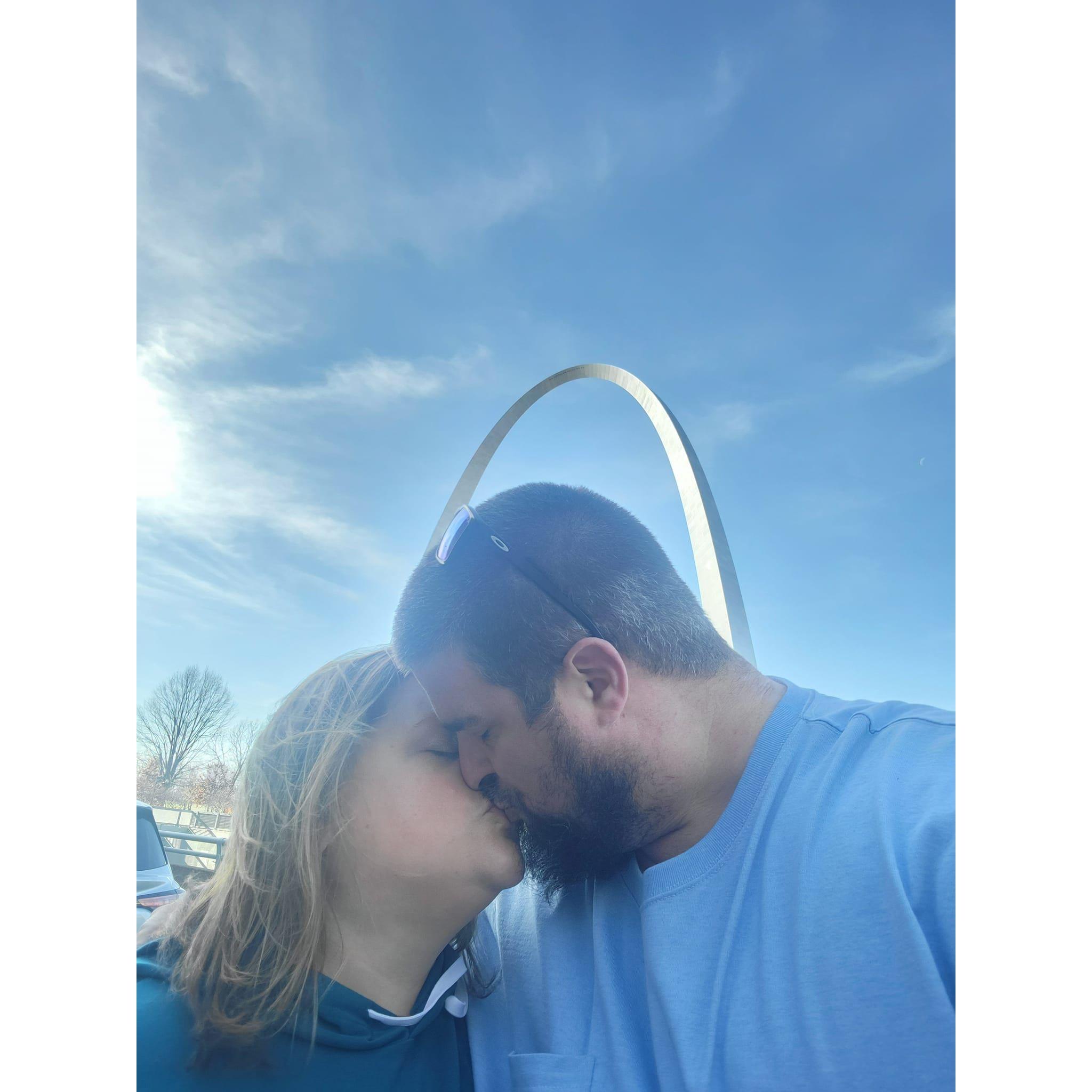 As close as I'm getting to going up in the Arch!