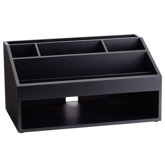 Aubrey Desktop Organizer, Black