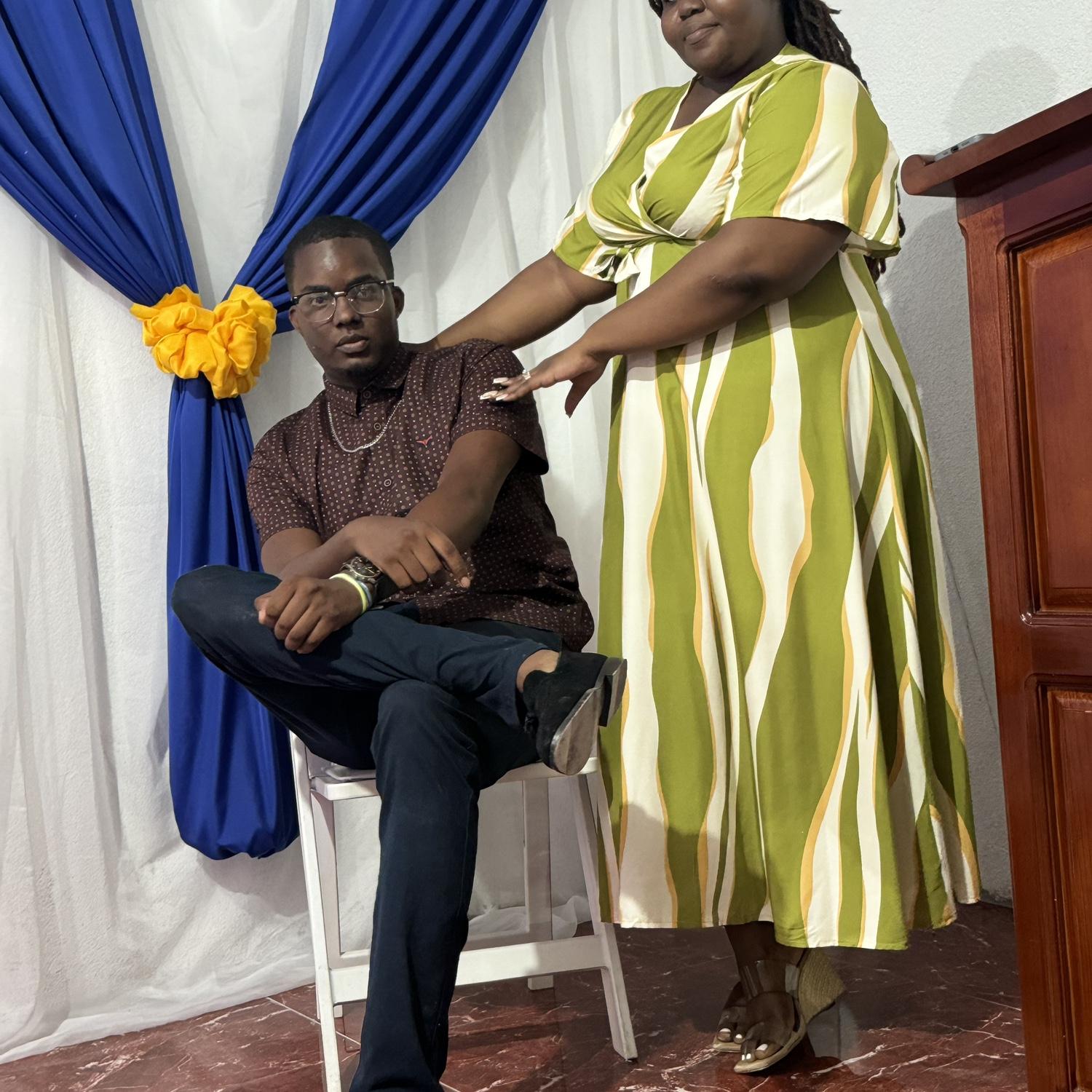 Our engagement at church!!🙈🥰
