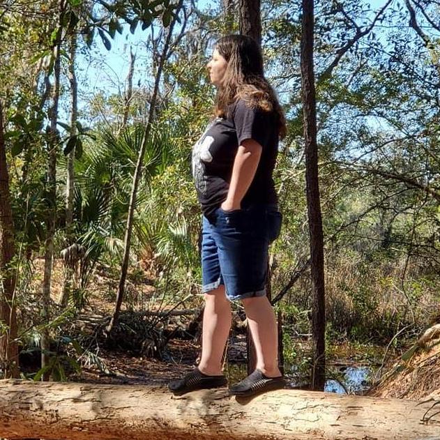 One of our many adventures exploring the nature trails around Jacksonville.