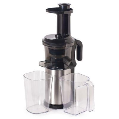 Shine 32 oz. Cold Press Vertical Slow Juicer in Black