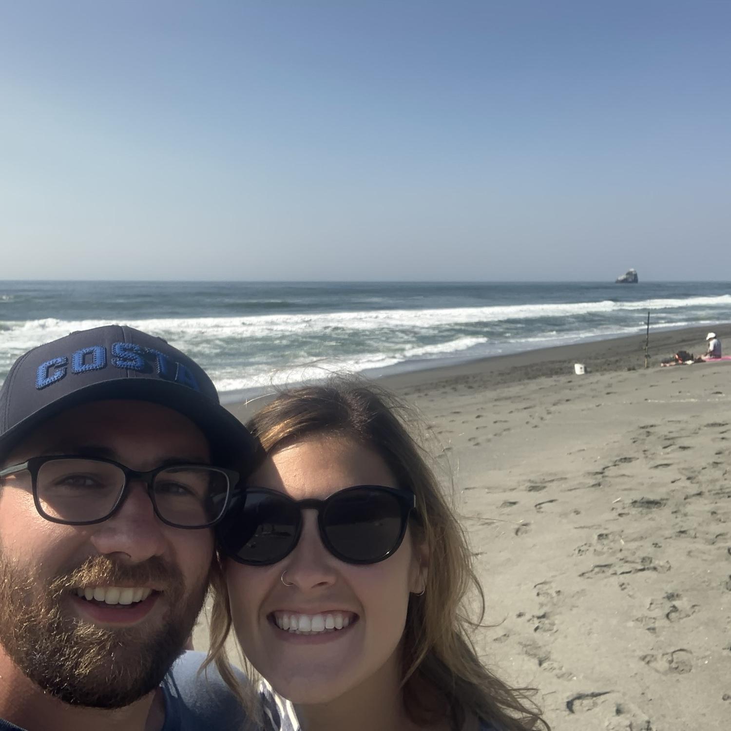 Went to Black Sands Beach-- the largest strip of undeveloped coast in the U.S. Picked up some hikers and had some beers-- as extroverts do.