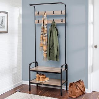 Entryway Organizer with Hooks