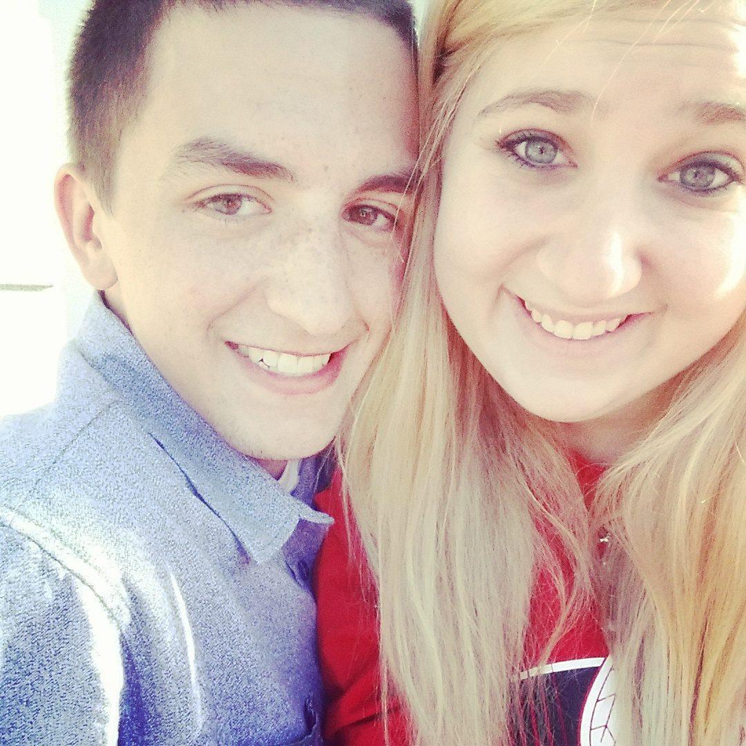 Our first Blackhawks convention together.