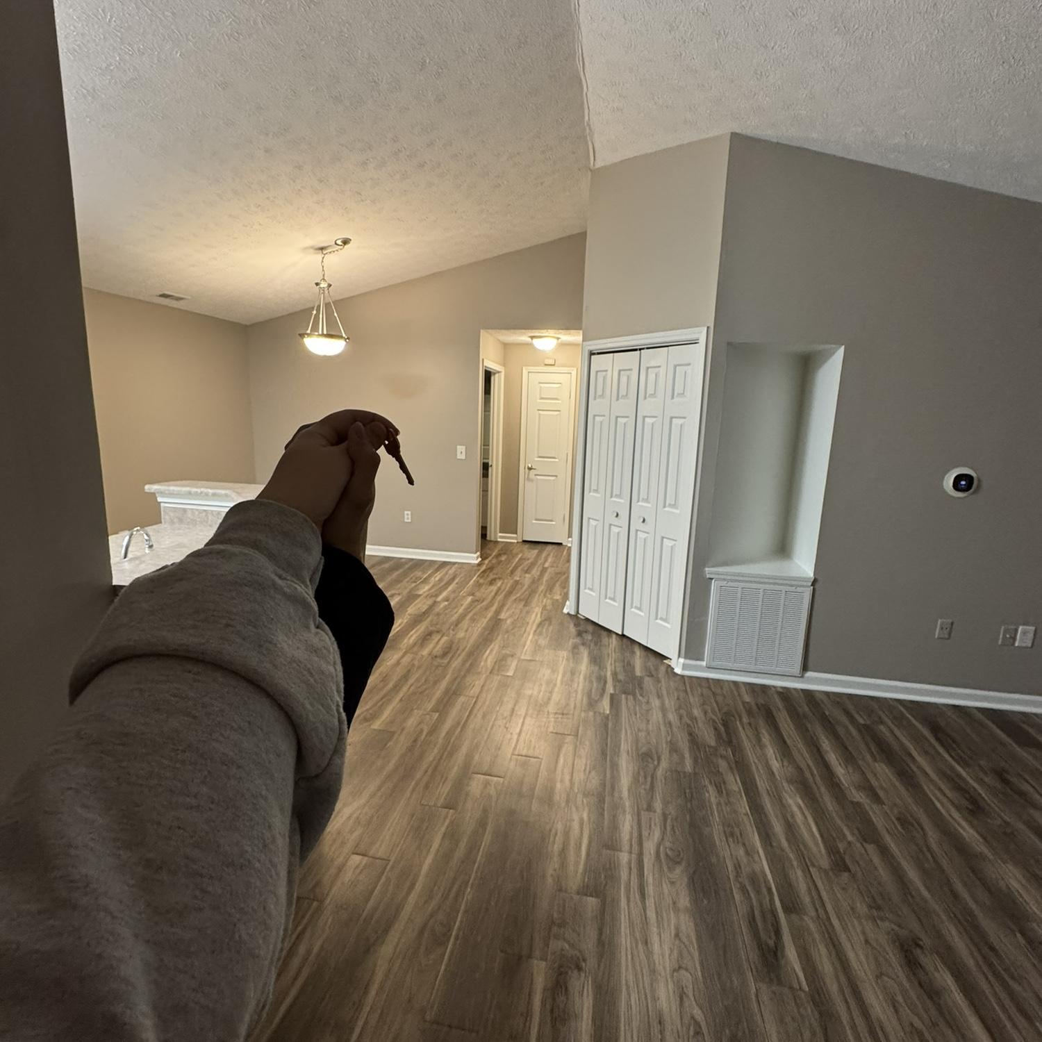 When we got the keys to our first place of our own!! 11.17.2025
