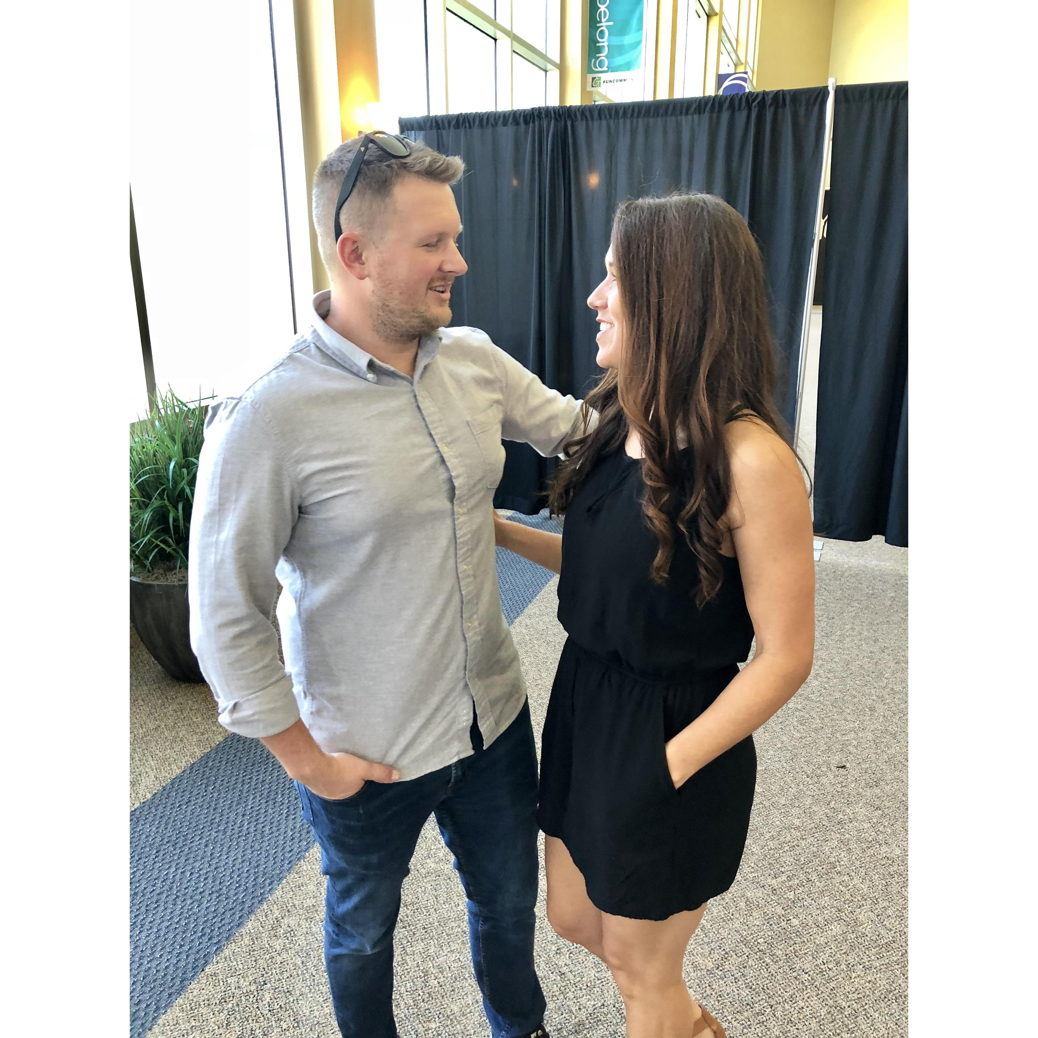 We're always goofing around.