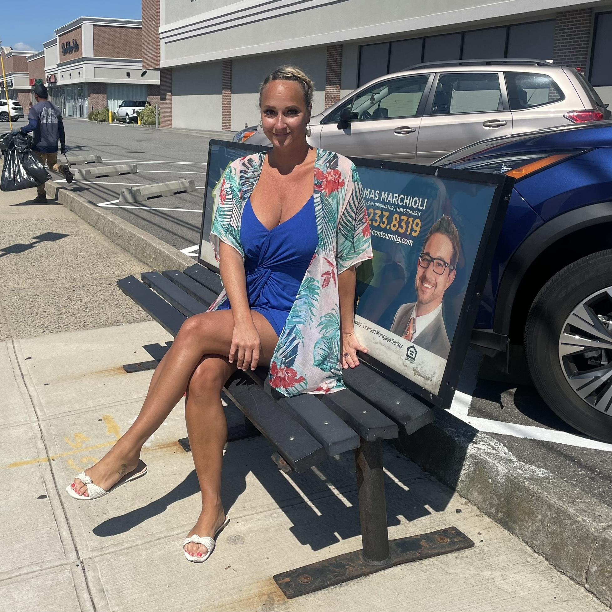 Found his bench!