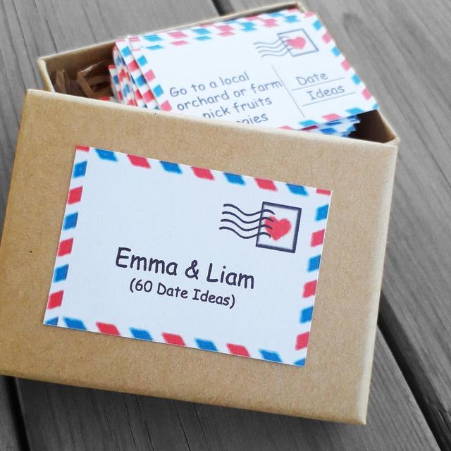 60 Date Night Cards, Personalized Gift,...