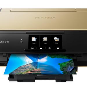 Canon TS9120 Wireless All-In-One Printer with Scanner and Copier: Mobile and Tablet Printing, with Airprint(TM) and Google Cloud Print compatible, Gold