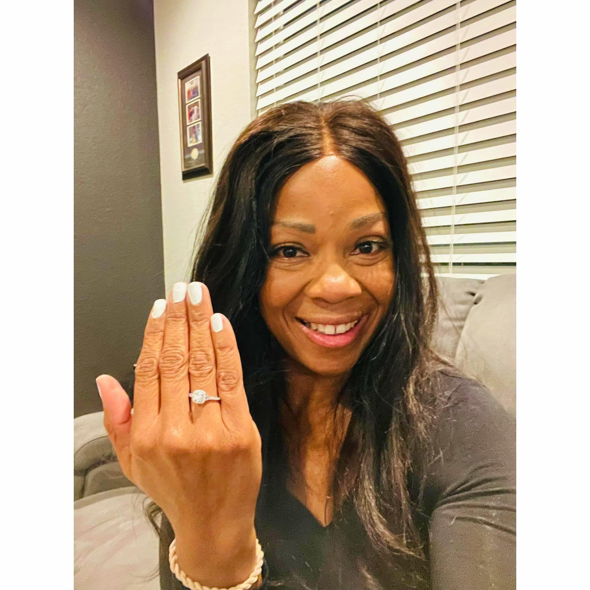 When I got the ring!!!!