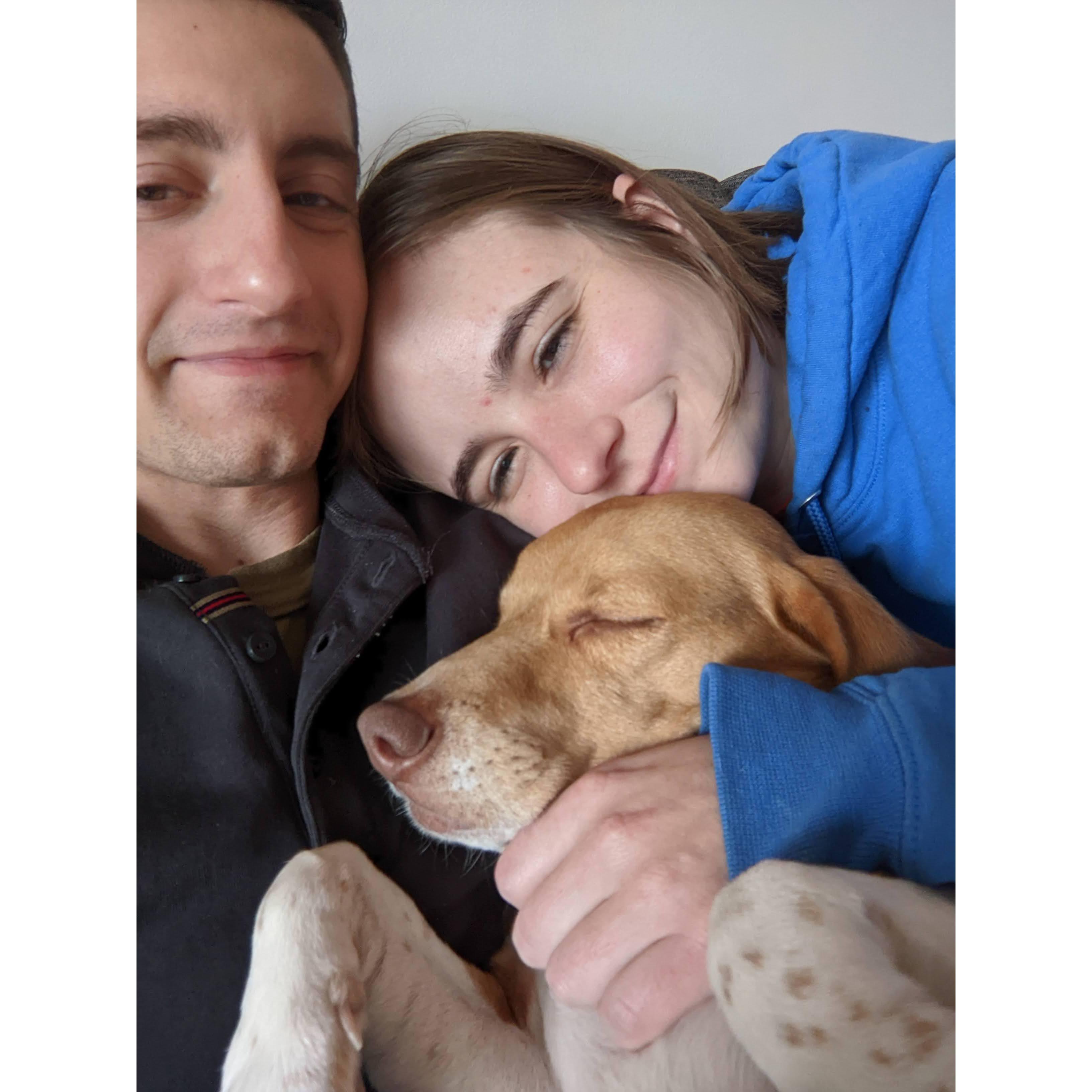 Our life didn't truly begin until Penny came into it, October 2021.