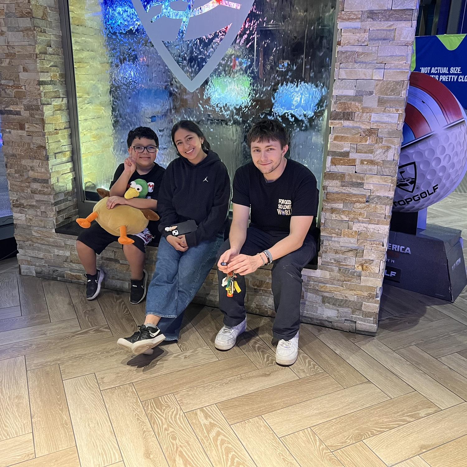 Topgolf together for Joshua’s birthday (Laura won)
