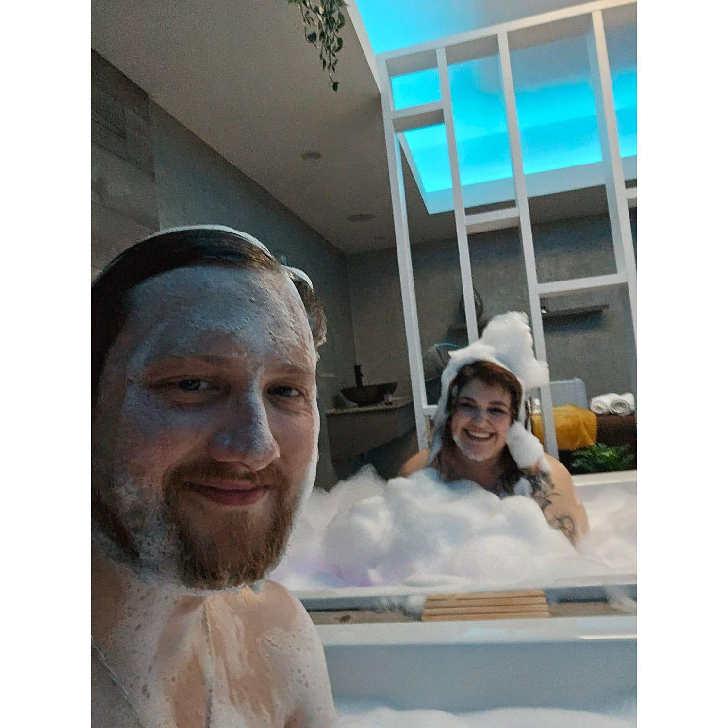 we rented an airbnb in the middle of actual nowhere and it ended up being the most fun adventure we've ever had. it also had two bathtubs and i accidentally put too much lavender bubble bath in them