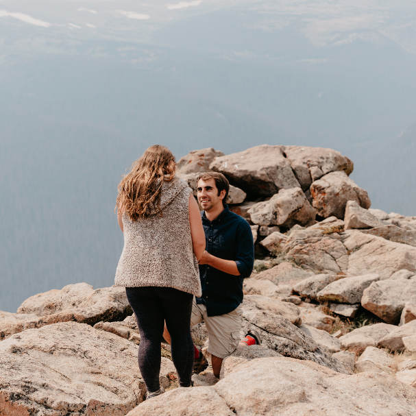 Proposal Photo at Rocky Mountain National Park