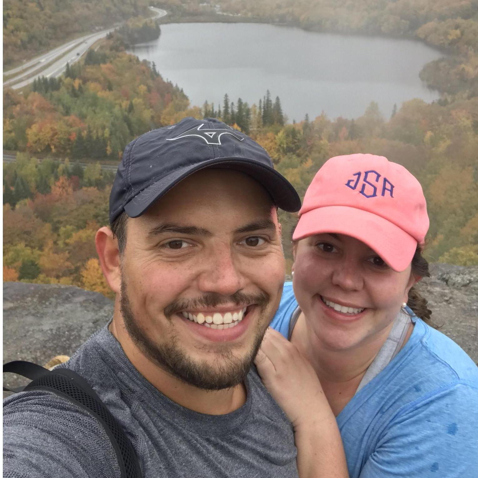 John's first mountain ... it was tiny