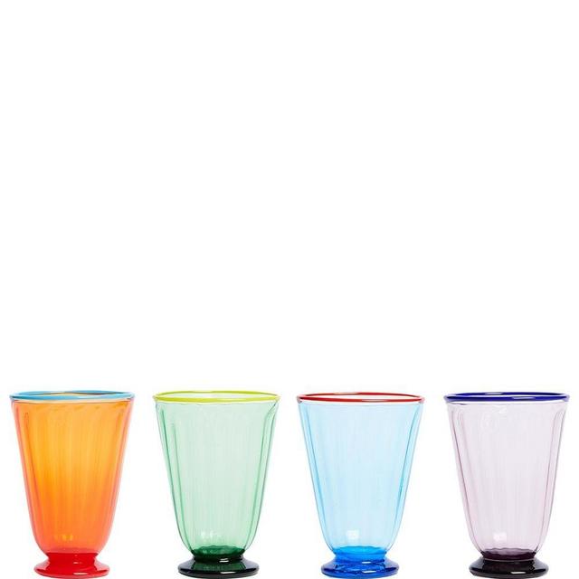 La DoubleJ Rainbow set of 4 glasses