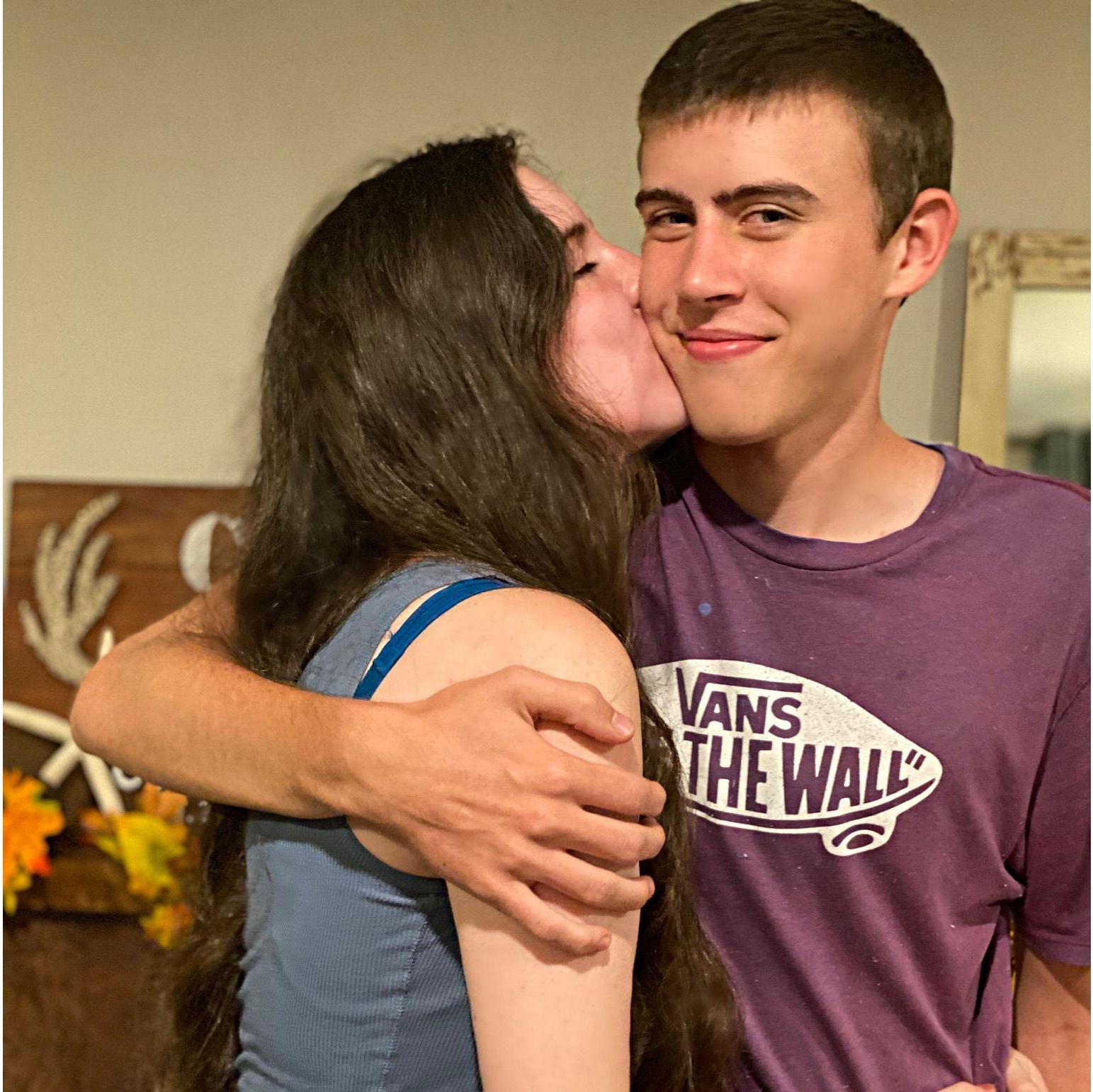 We took this picture just a few weeks before we turned 18!