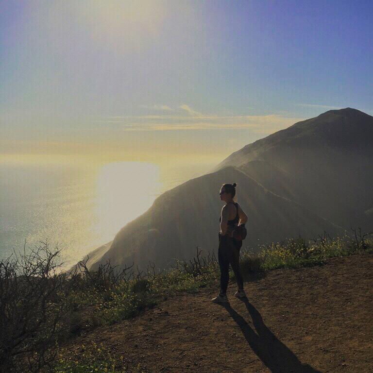 Hiking up Point Magu for the first time