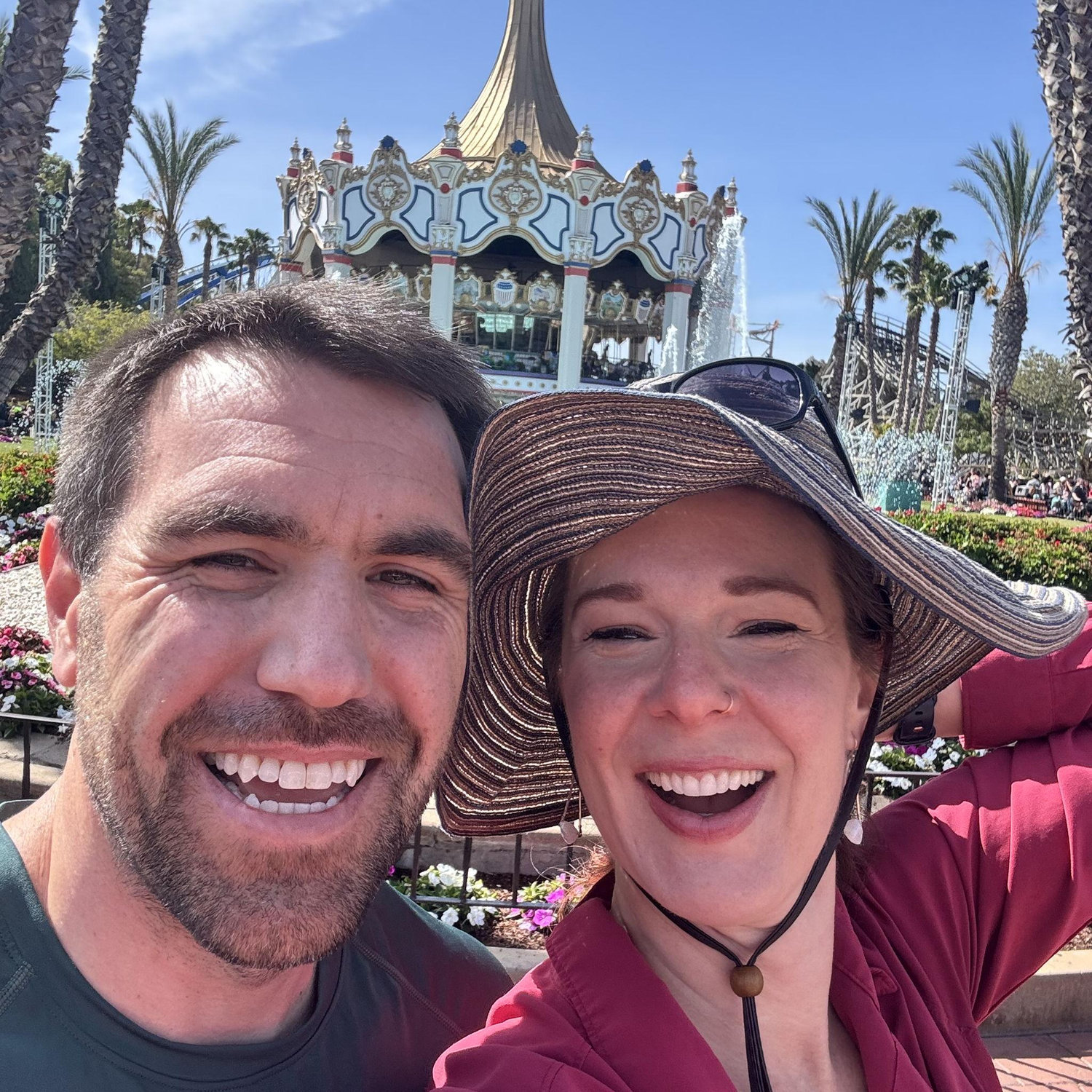 California's Great America amusement park day!