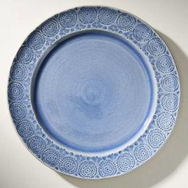 Old Havana Dinner Plates, Set of 4 (wedgewood blue)