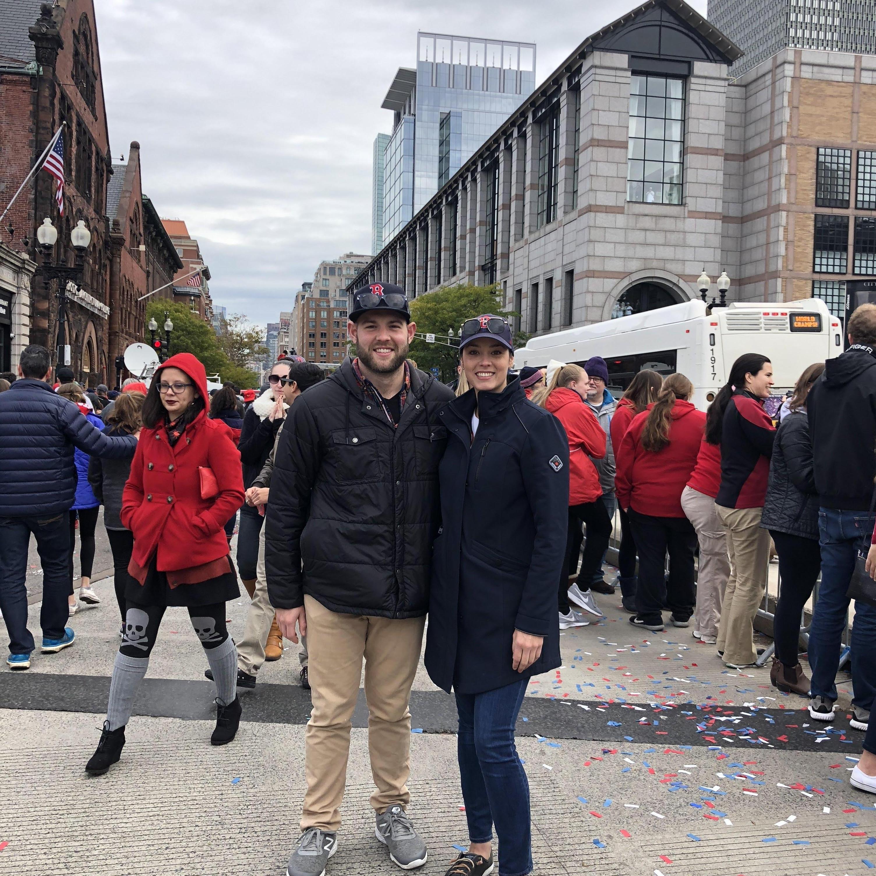 October 2018: Red Sox win the World Series and parade through Boston