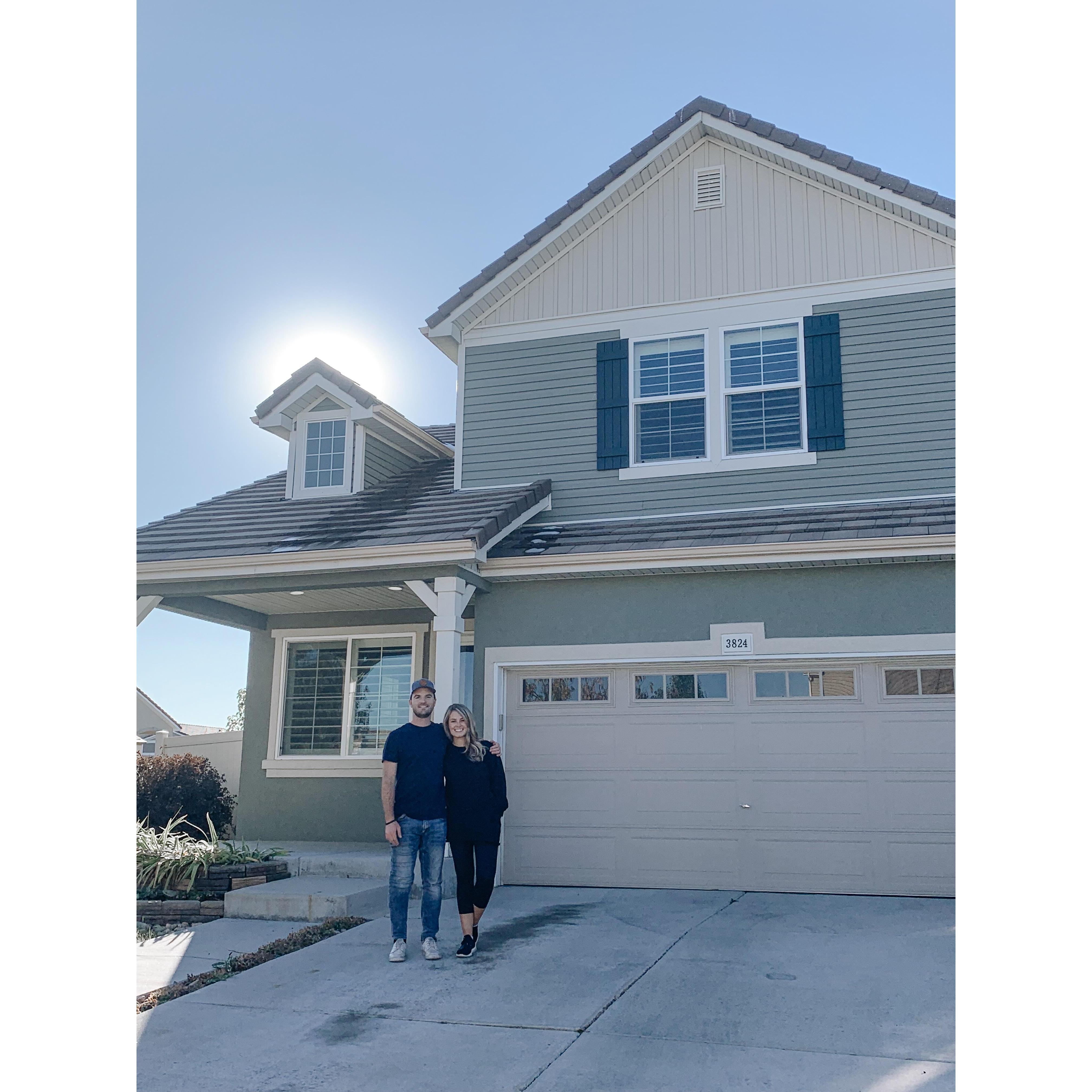 The day we moved into our house! 10/15/2019
