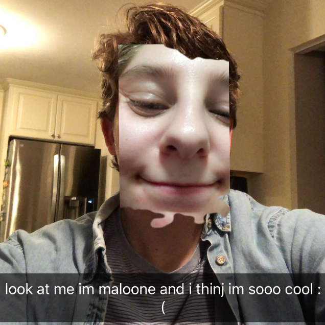 Except in this photo Jeremy does not respect Malone