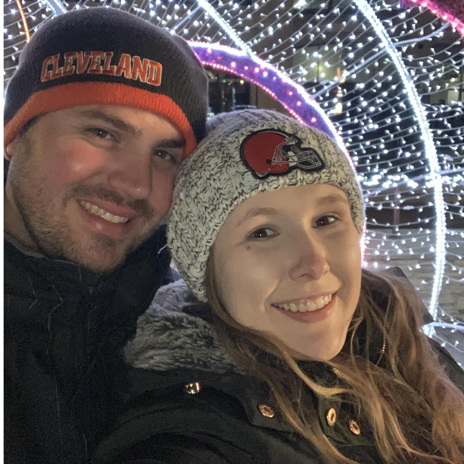 Our first trip to Cleveland together exploring Playhouse Square...little did we know our future apartment would be just steps from here