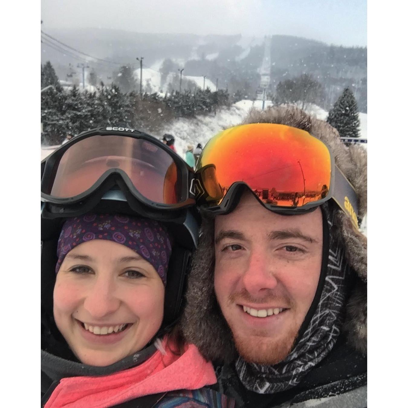 In the winter, you can always find us on the slopes
