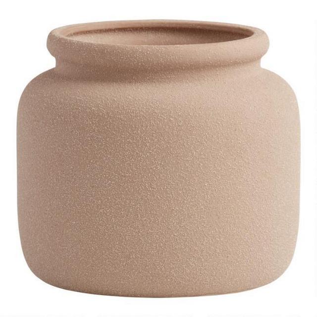 Small Natural Textured Sand Glaze Ceramic Vase