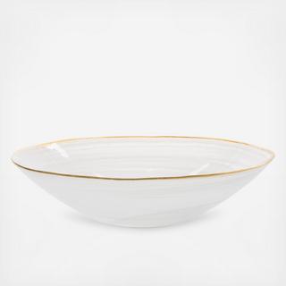 Alabaster White Serving Bowl