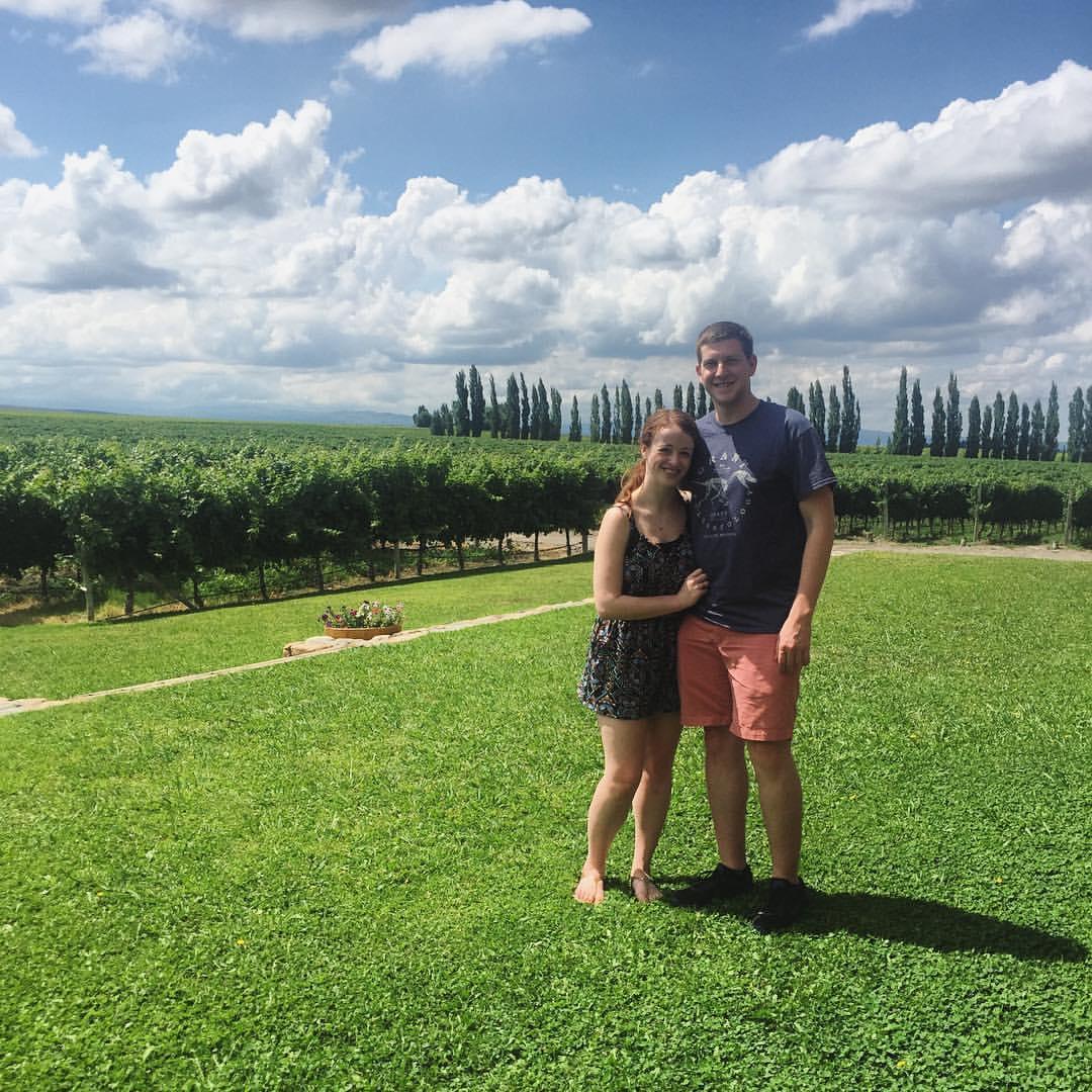 February 2016 - Escaping the Chicago winter to the southern hemisphere. Here we are wine tasting in Mendoza, Argentina!