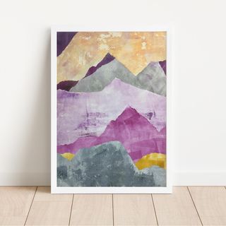Sunset Mountains Frame