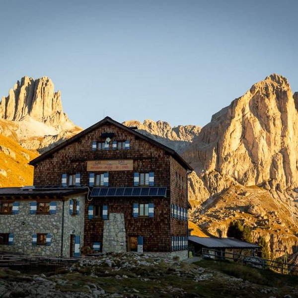 One night in a hut in the Dolomites!
