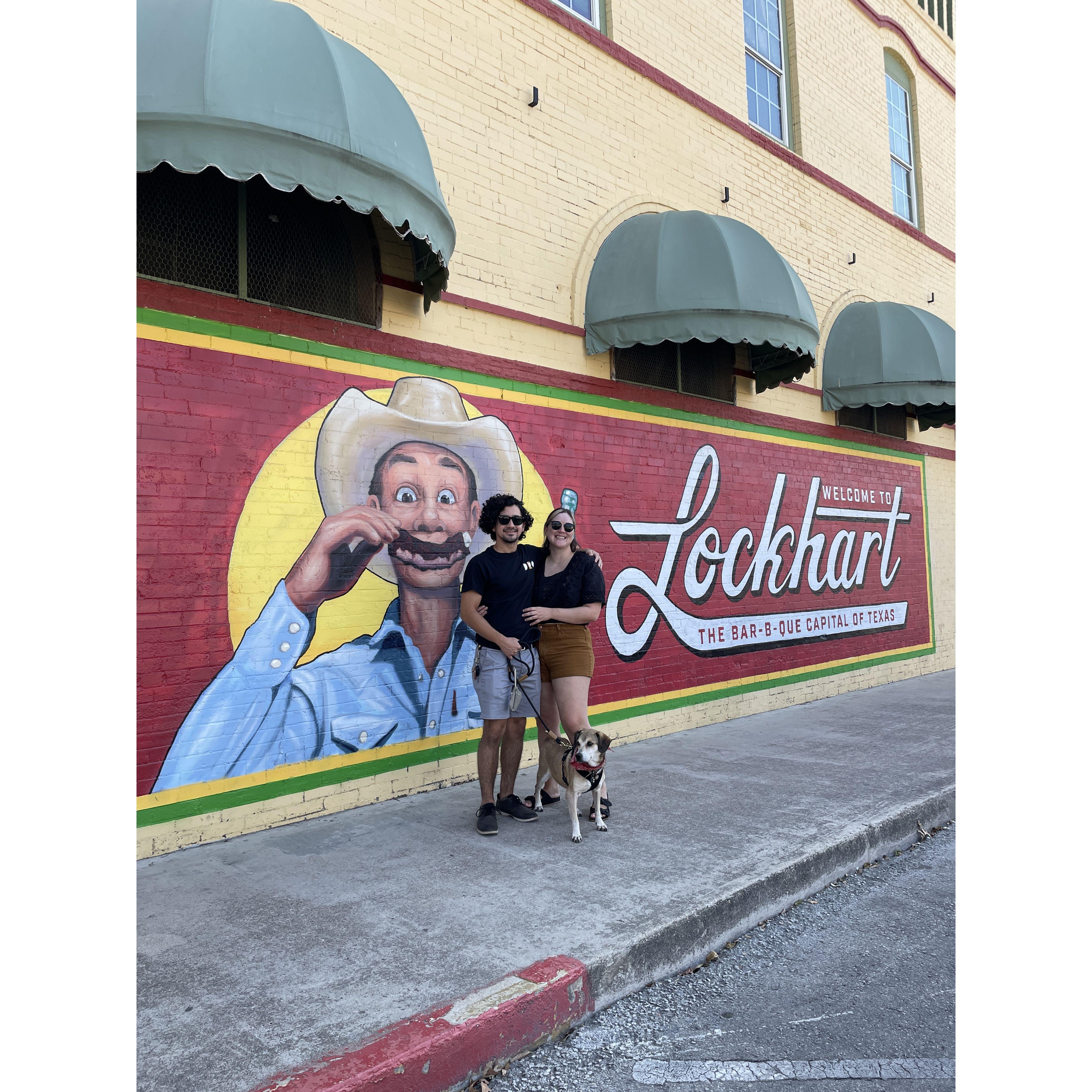With our boy, Pancho