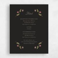 Black Wedding Enclosure - Isolde Foil